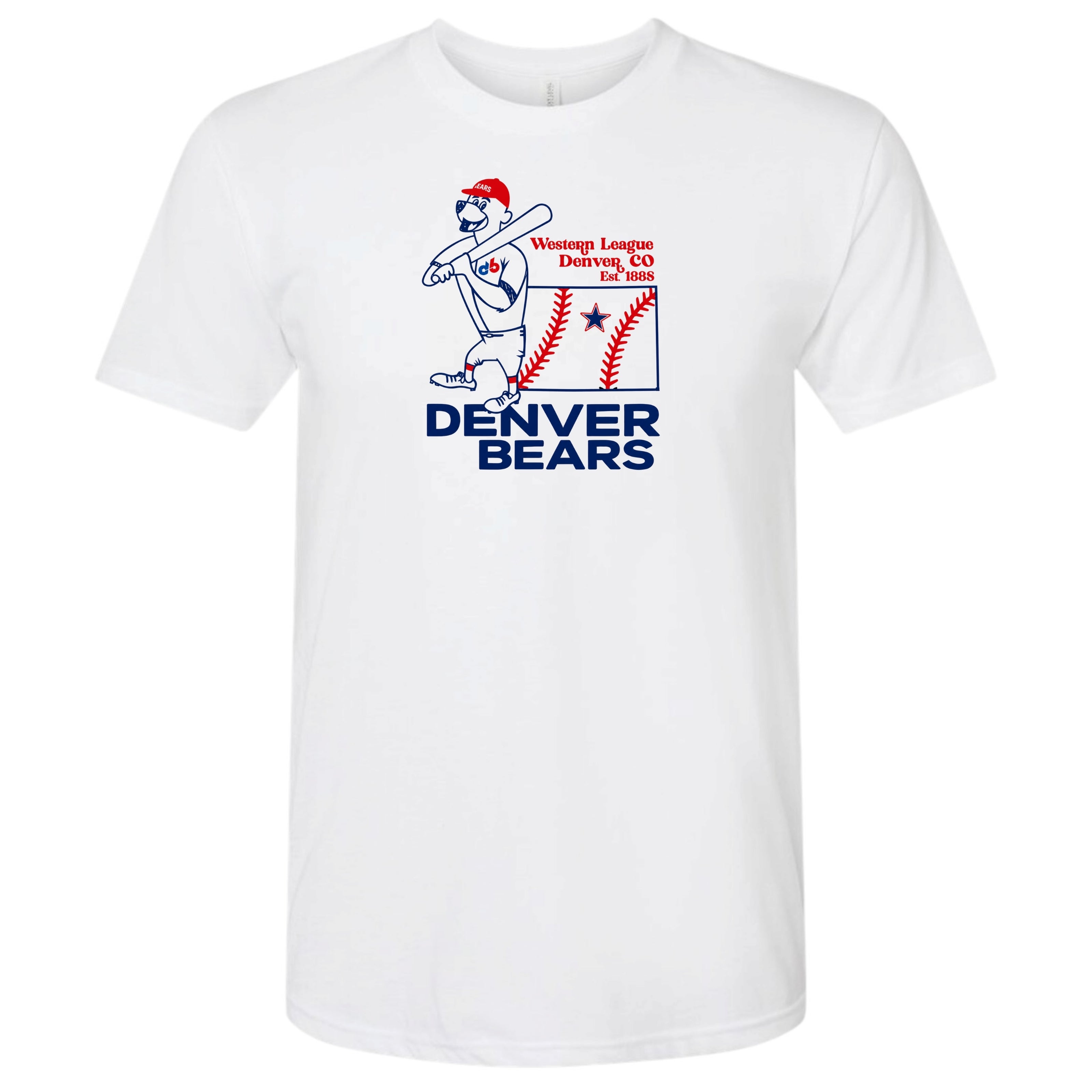 Denver Bears White T-shirt