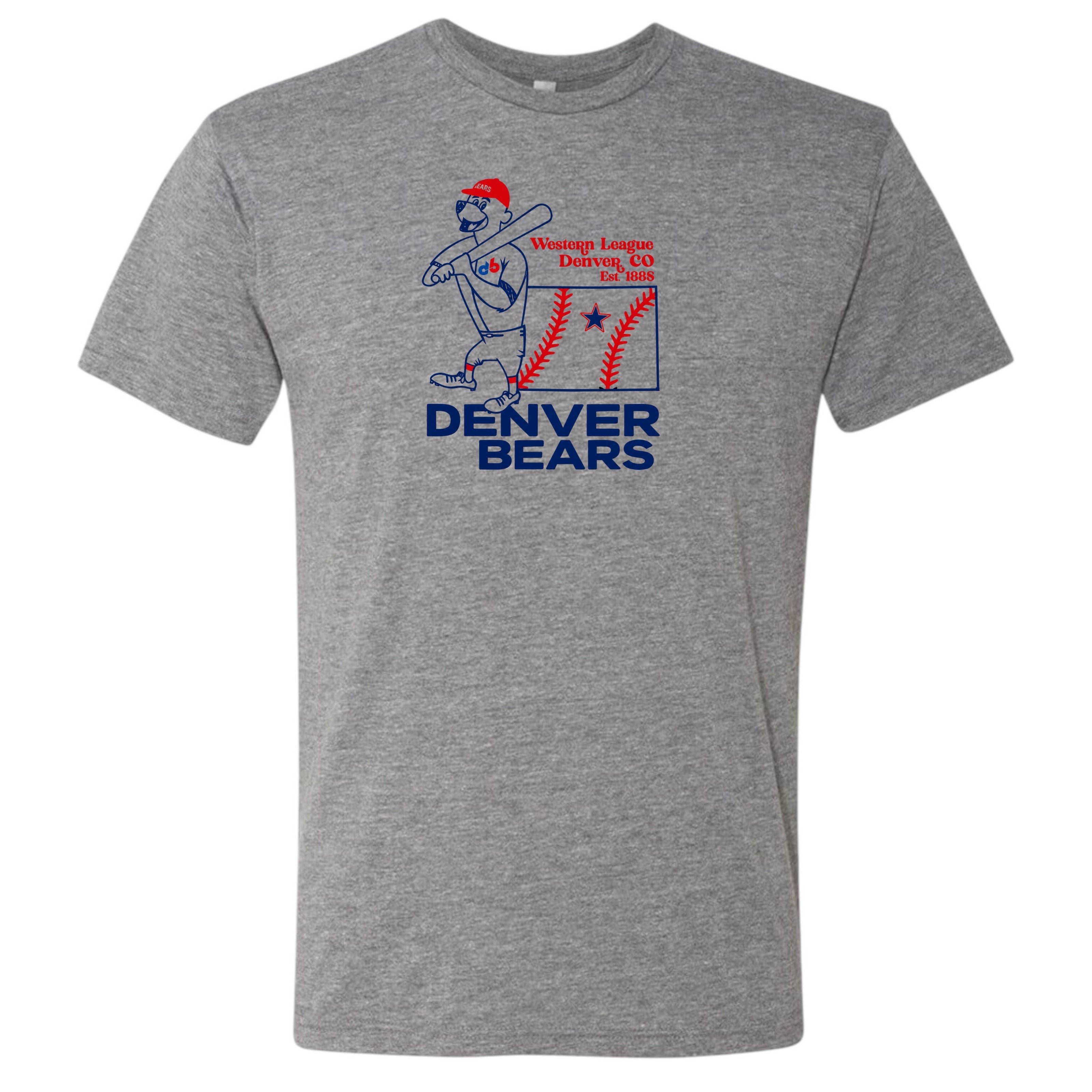 Denver Bears Grey T-shirt