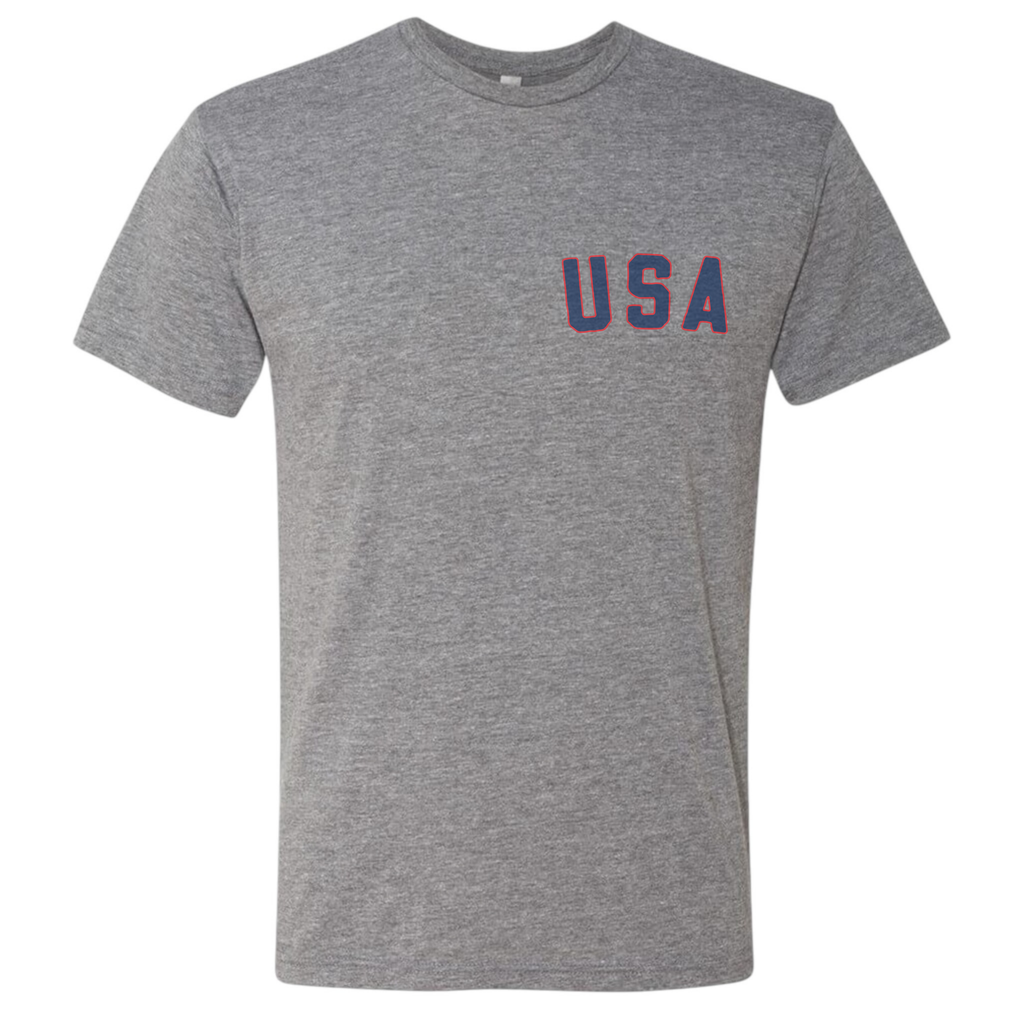 USA Grey Badge T-shirt