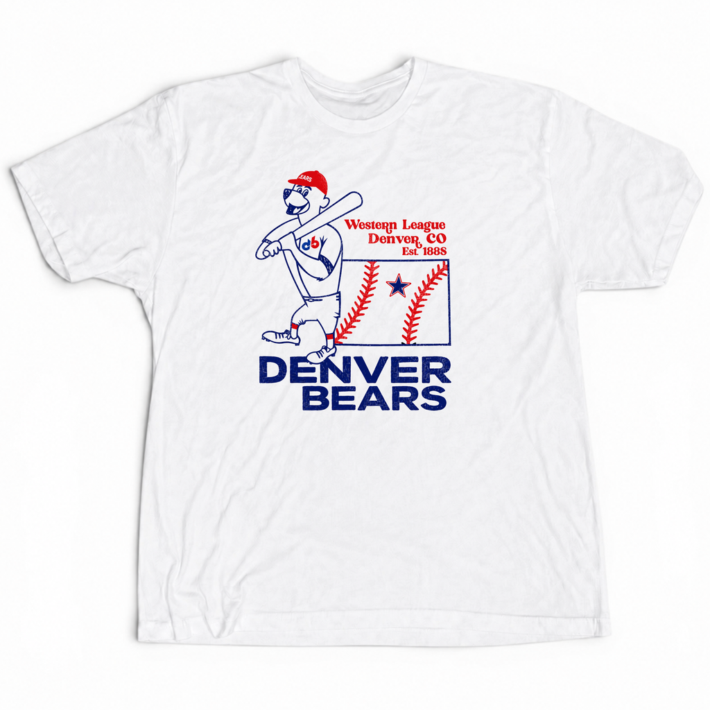Denver Bears White T-shirt