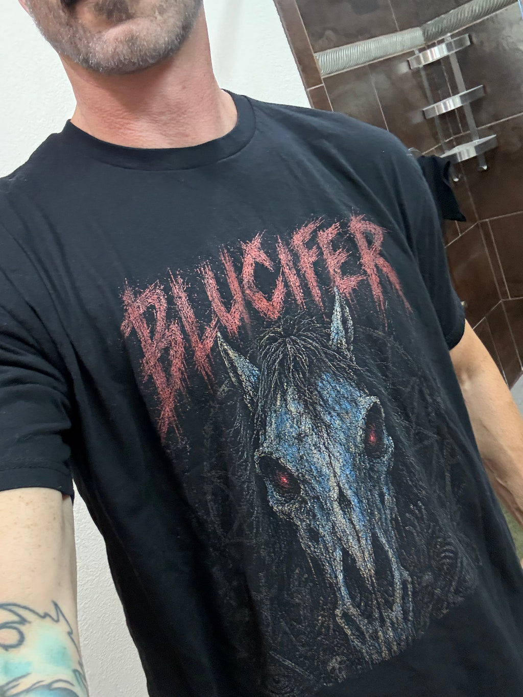 Blucifer Heavy Metal T-shirt