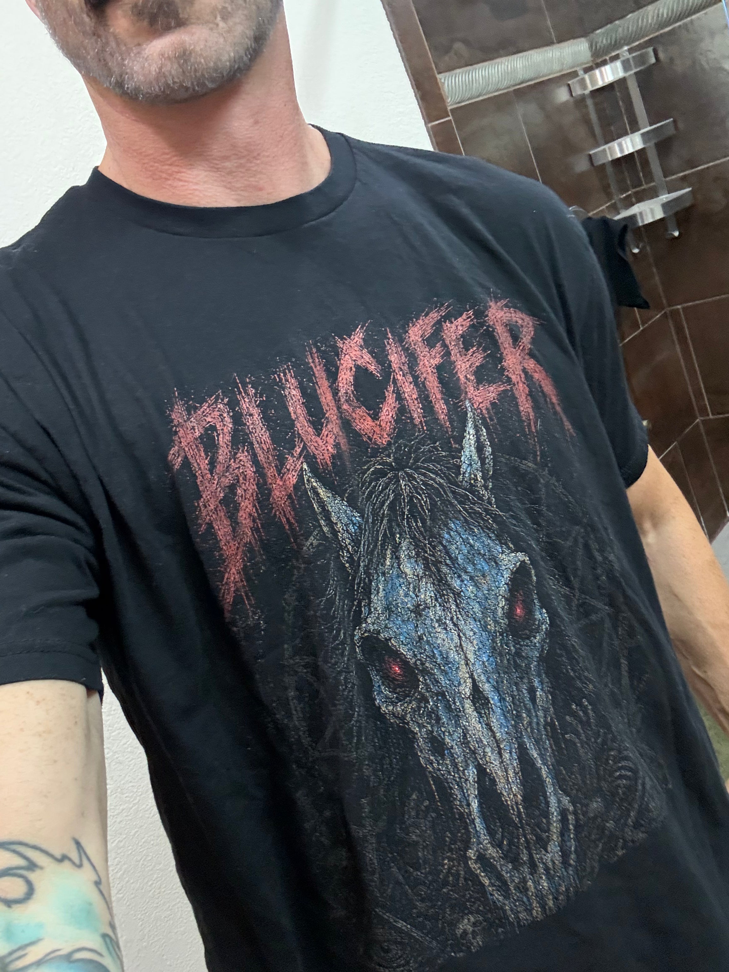 Blucifer Heavy Metal T-shirt
