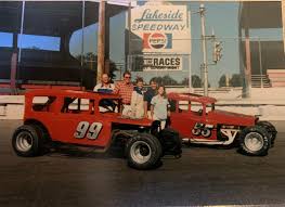 Lakeside Speedway White T-shirt
